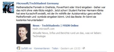 Formel-Facebook