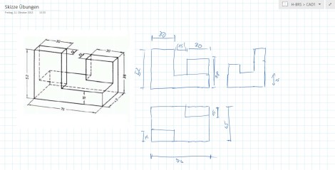 CAD Zeichnung Surface