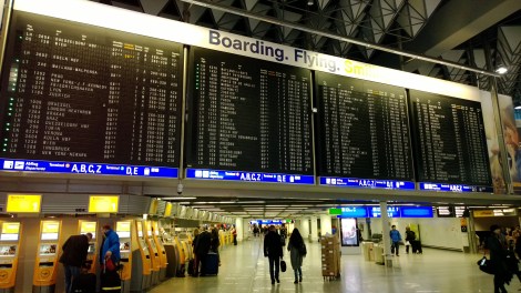 Abflugtafel Frankfurt