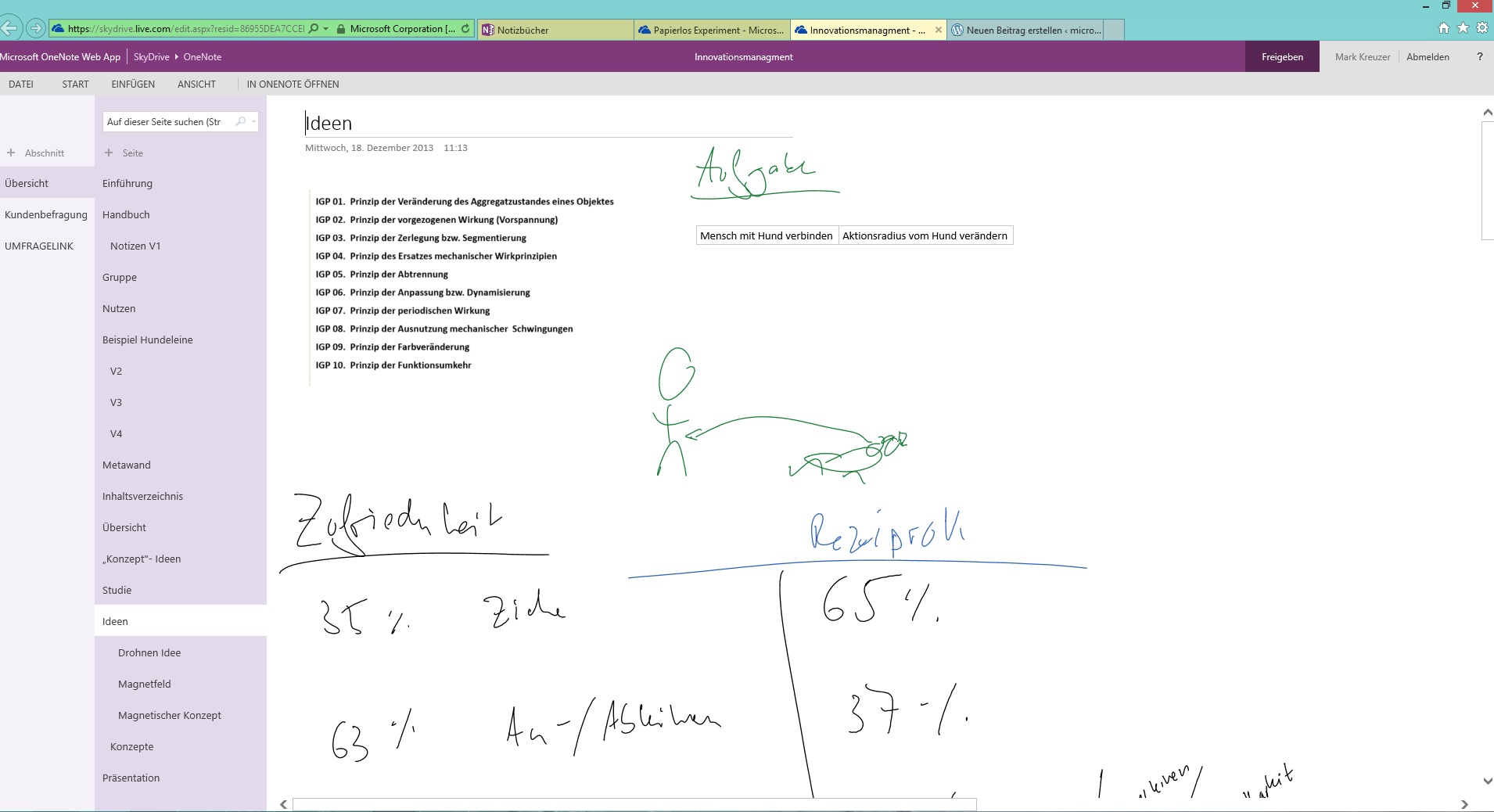 Redesign von OneNote.com | microle