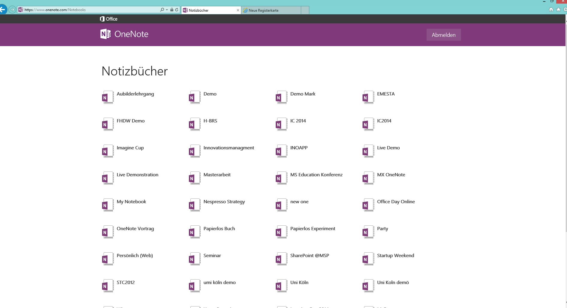 Redesign von OneNote.com | microle