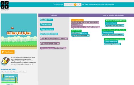 HourOfCode Flappy Bird