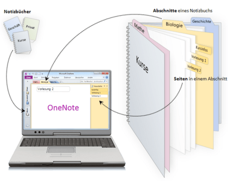 OneNote Struktur